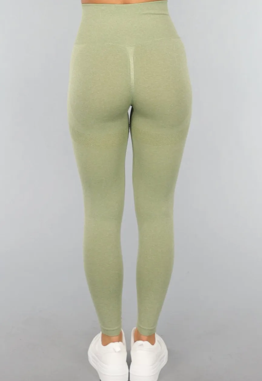 Lichtgroene Fitnesslegging met Liftend Effect