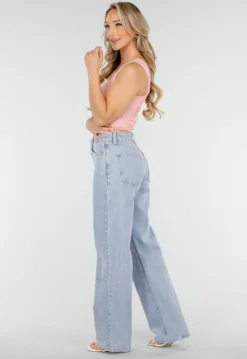 Lichtroze Mesh Off Shoulder Top met Drapé en Stretch