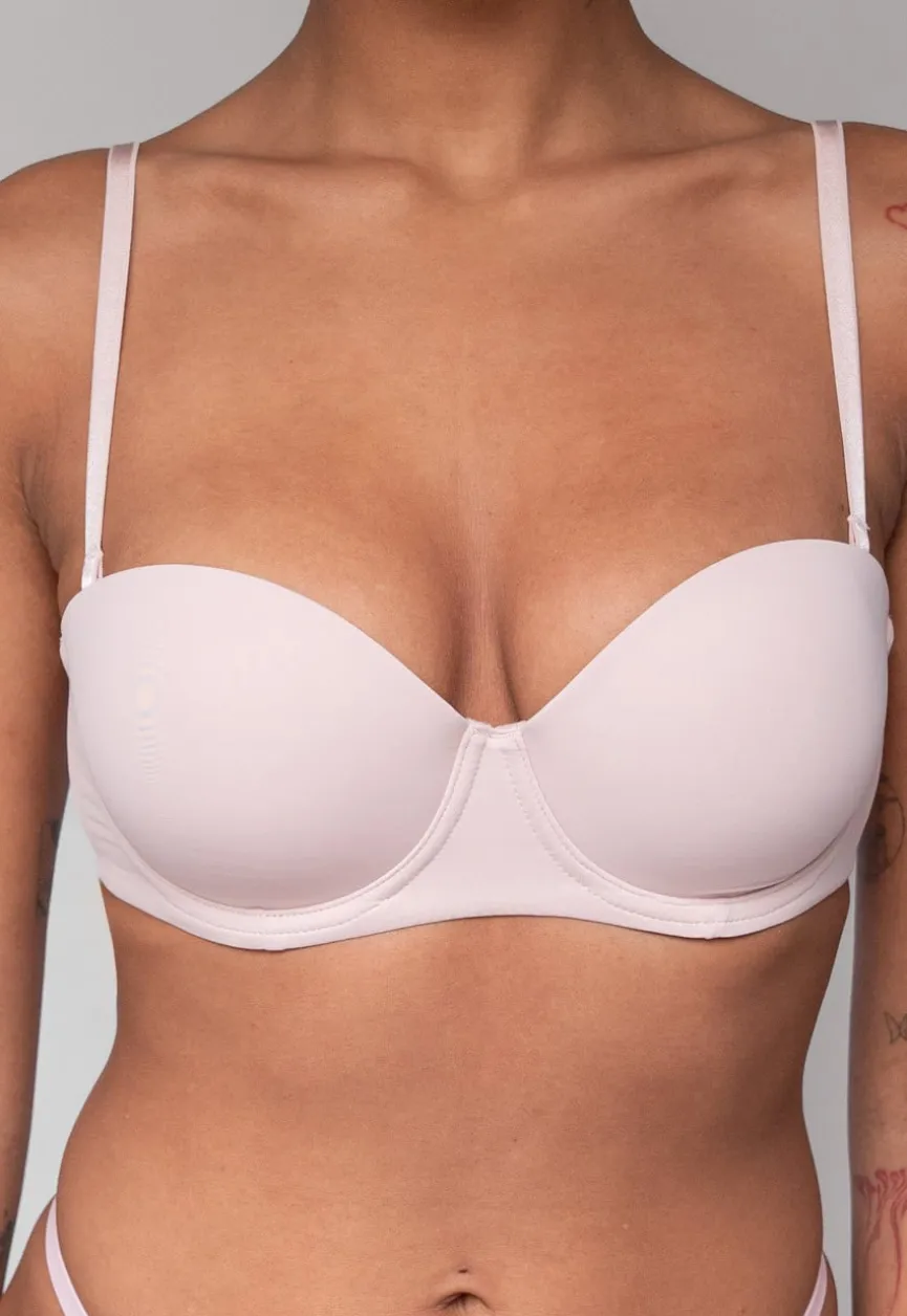 Lichtroze Push-Up BH met Afneembare Bandjes