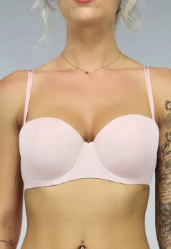 Lichtroze Push-Up BH met Afneembare Bandjes