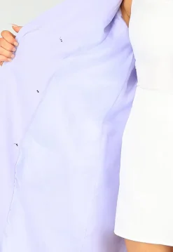 Lila Trenchcoat met Knoopsluiting