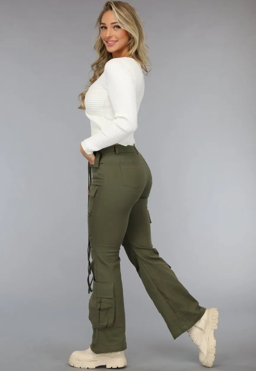 Longsleeve Rib Top in Gebroken Wit