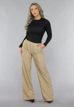 Longsleeve Zwarte Geplooide Top