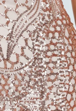 Luxe Roze Pailletten Galajurk