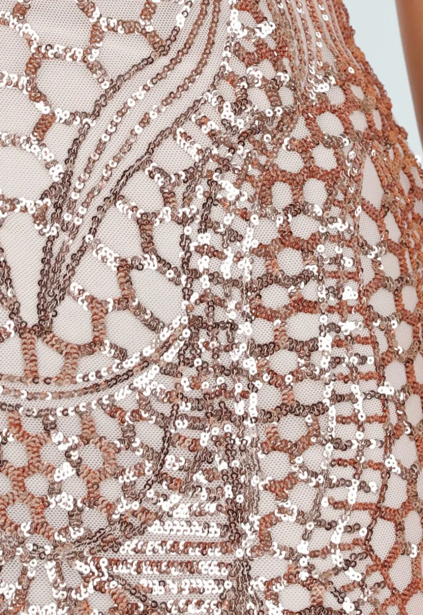 Luxe Roze Pailletten Galajurk