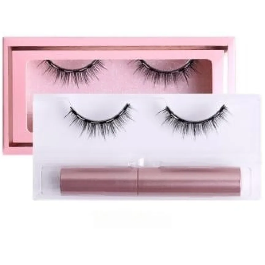 Magnetische Wimpers met Korte Wispy Look