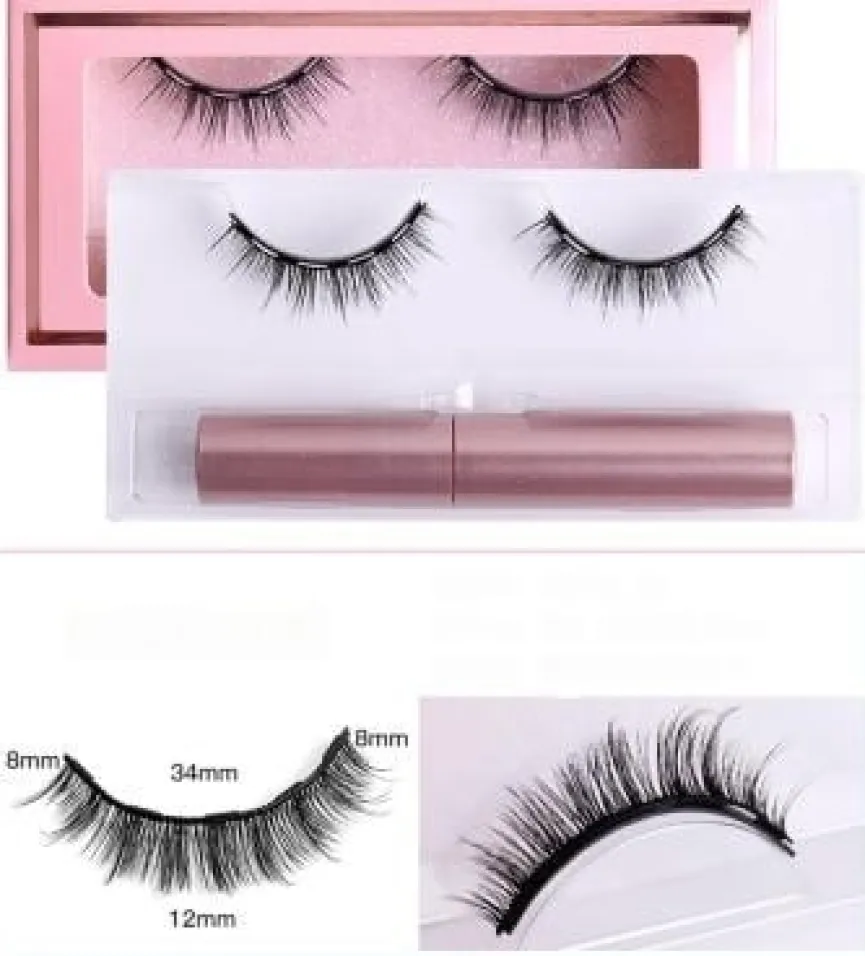 Magnetische Wimpers met Korte Wispy Look