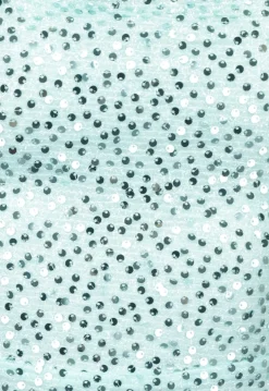 Maxi Split Jurk Pailletten Jurk in Mintgroen