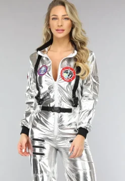 Metallic Astronaut Kostuum