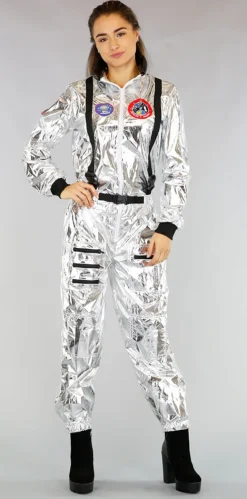 Metallic Astronaut Kostuum