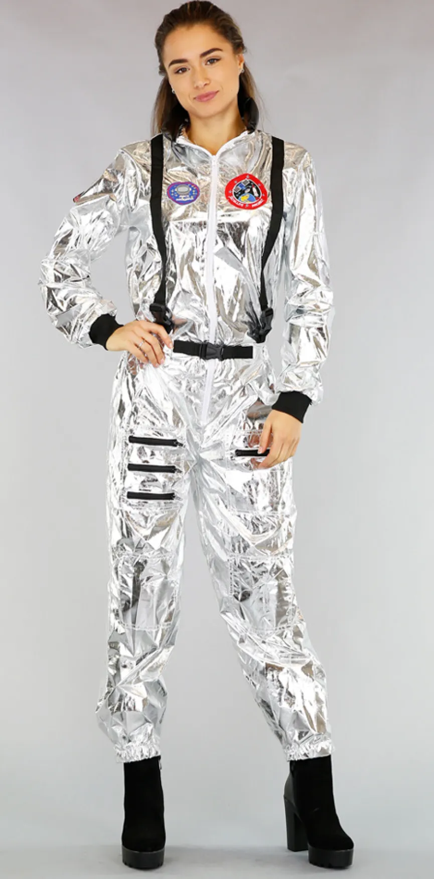 Metallic Astronaut Kostuum