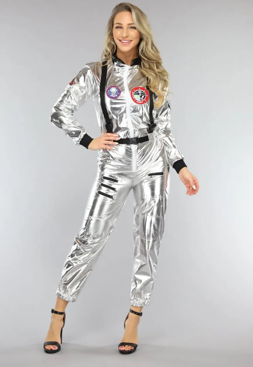 Metallic Astronaut Kostuum