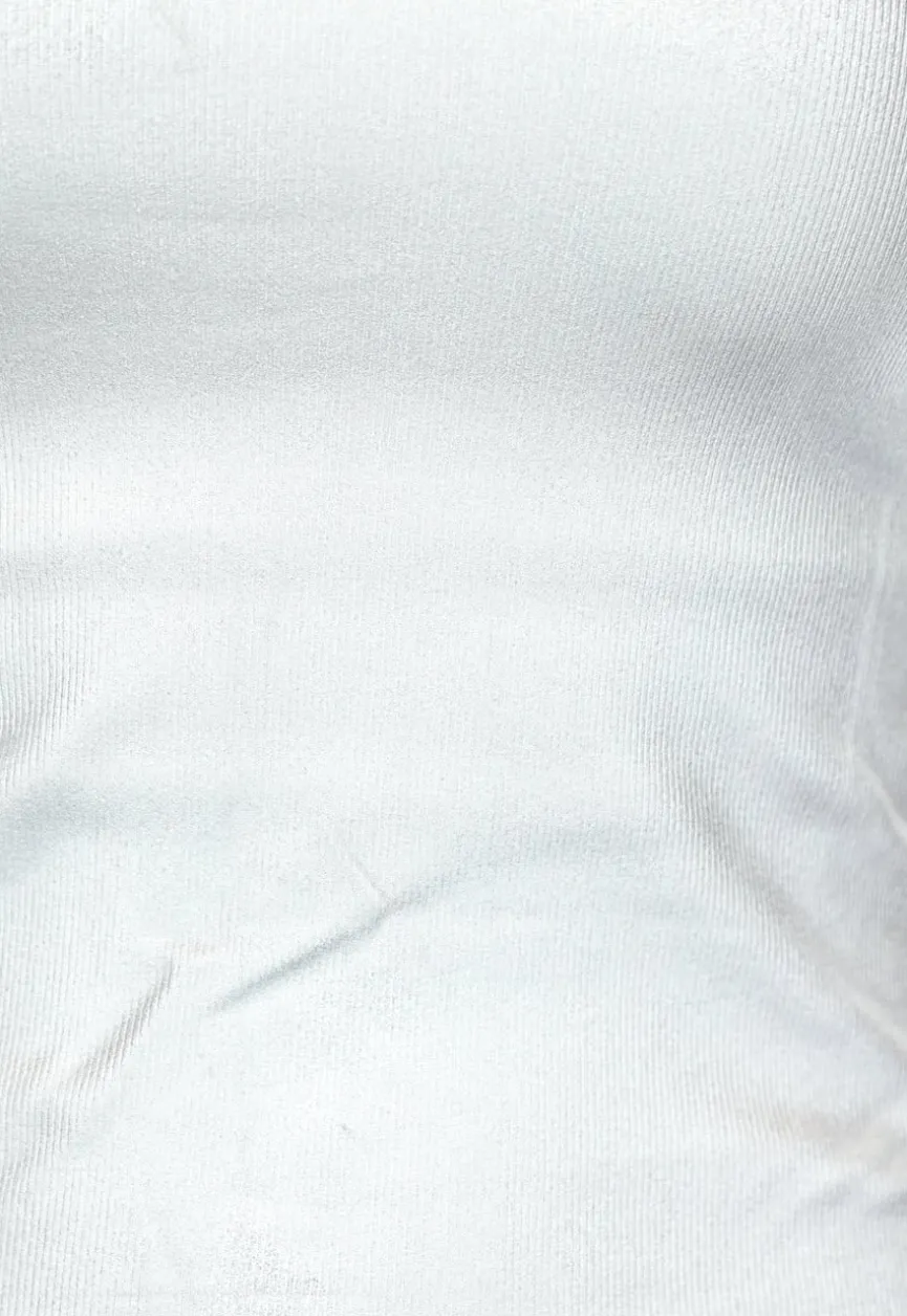 Metallic Zilveren Strapless Top met Sweetheart Halslijn