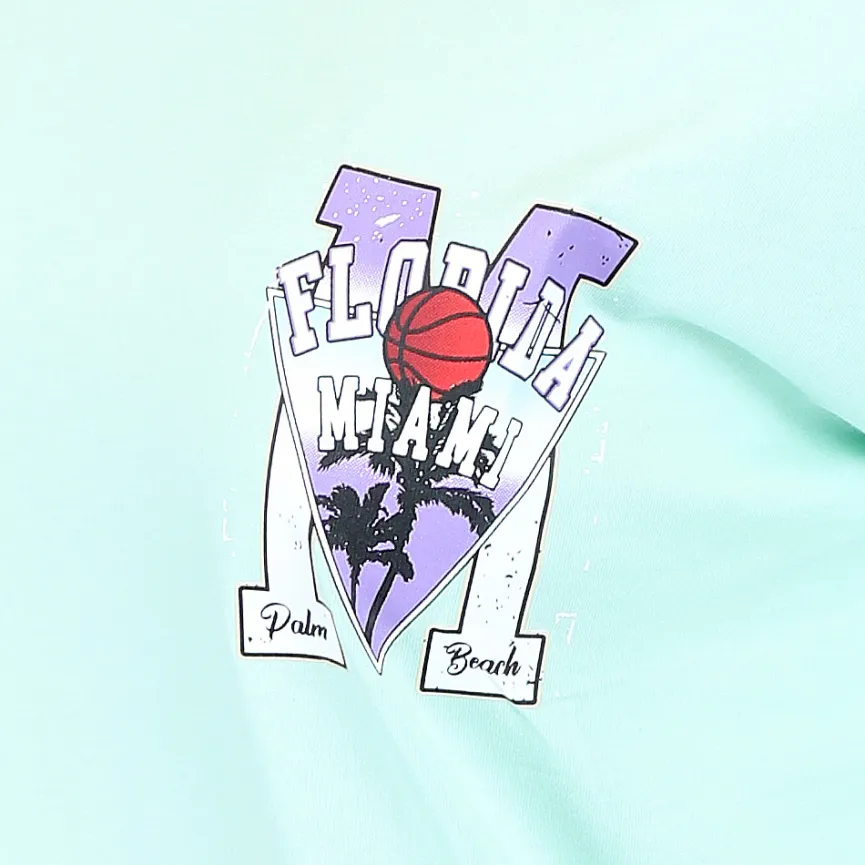 Mint Oversized Basketbal T-Shirt