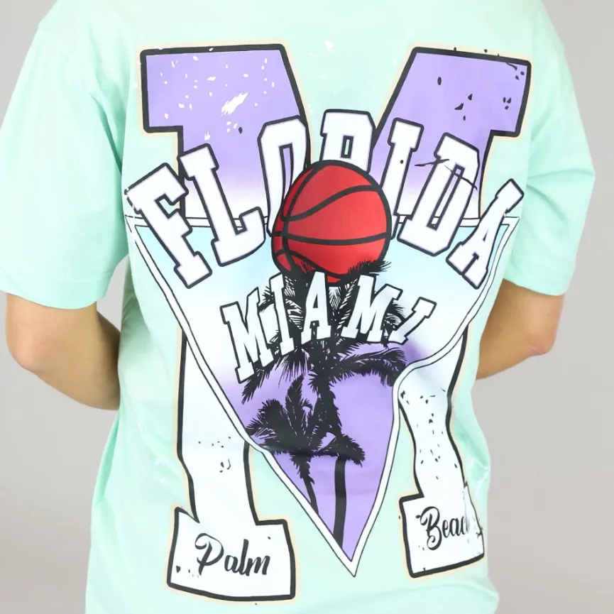 Mint Oversized Basketbal T-Shirt