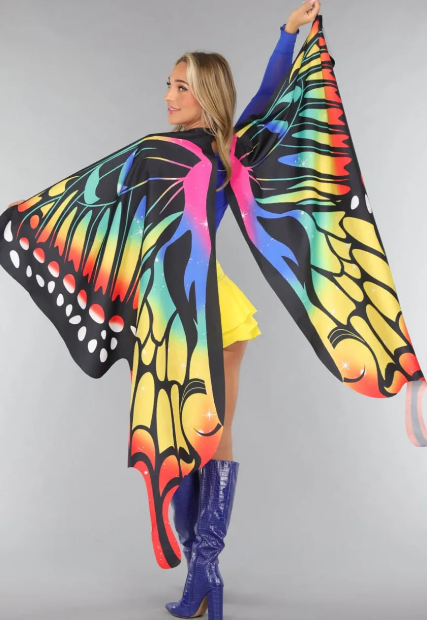 Multicolor Vlinder Kostuum Accessoires