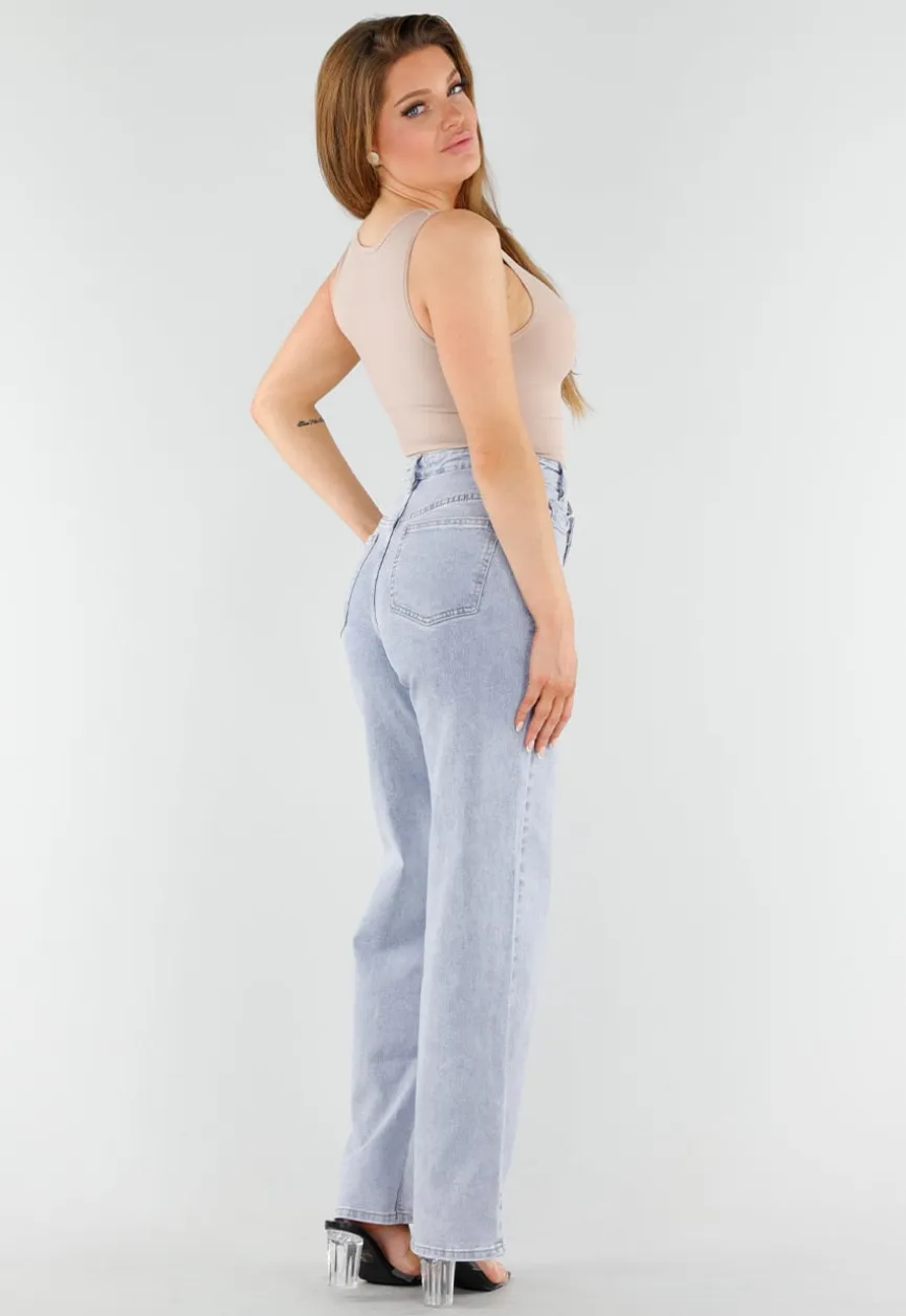 Naadloze Shaping Top in Beige met Hoge Halslijn