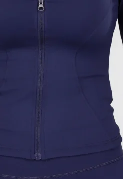 Navy 2-Piece met Cargolegging en Getailleerde Rits-Top
