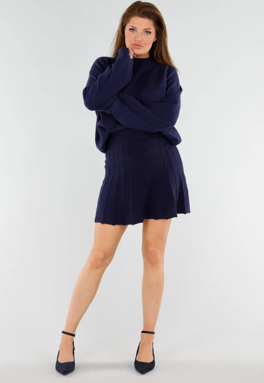 Navy Pumps met Enkelbandje en Puntneus