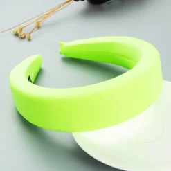 Neon Groene Dikke Diadeem