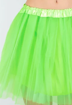 Neon Groene Tule Rok