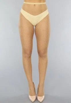 Netpanty in Nude met Medium Fishnet
