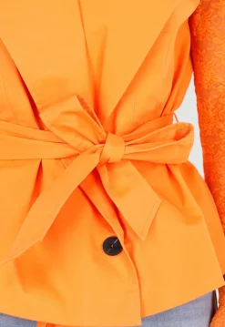 Oranje Gilet met Ceintuur