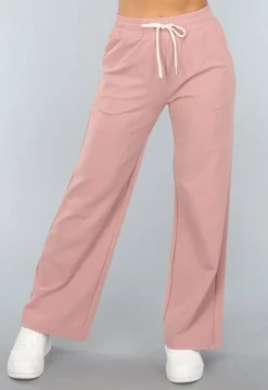 Oudroze Wide Leg Lounge Broek