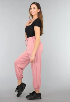 Oudroze Zachte Joggingbroek