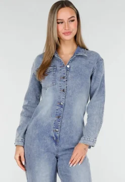 Oversized Baggy Denim Jumpsuit