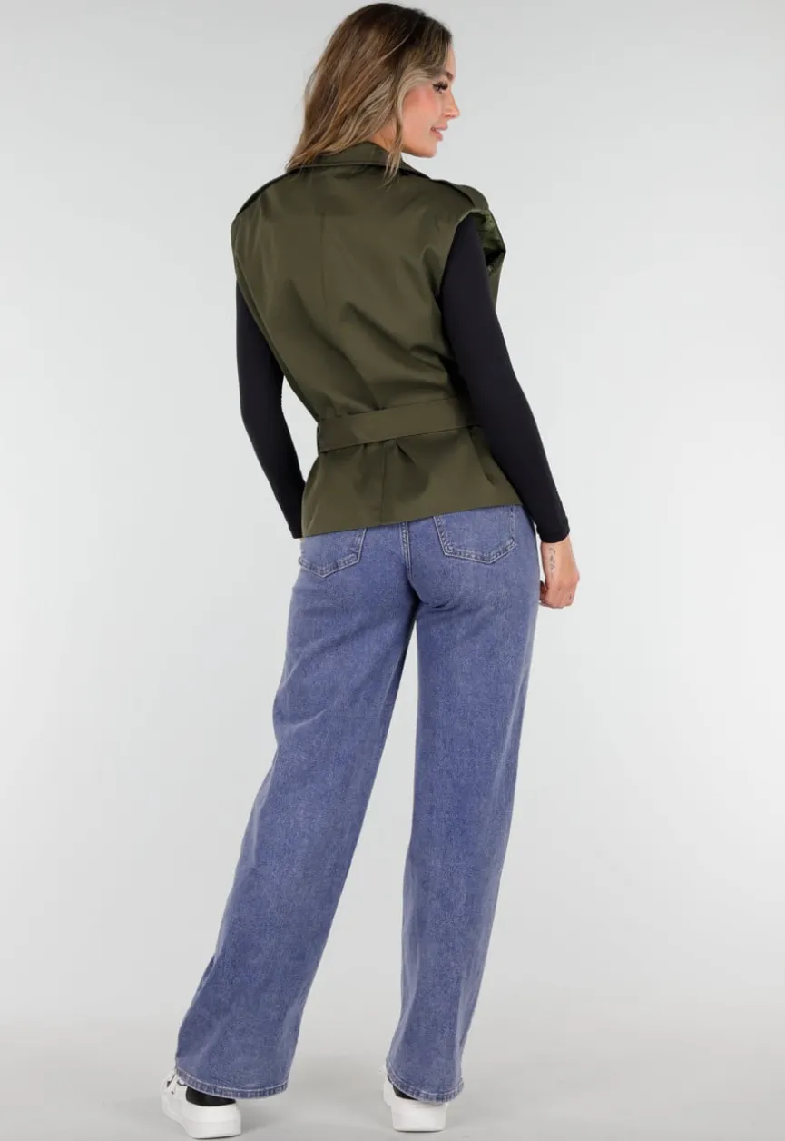 Overslag Gilet Groen