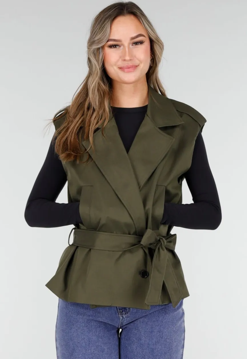 Overslag Gilet Groen