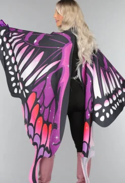 Paarse Butterfly Cape
