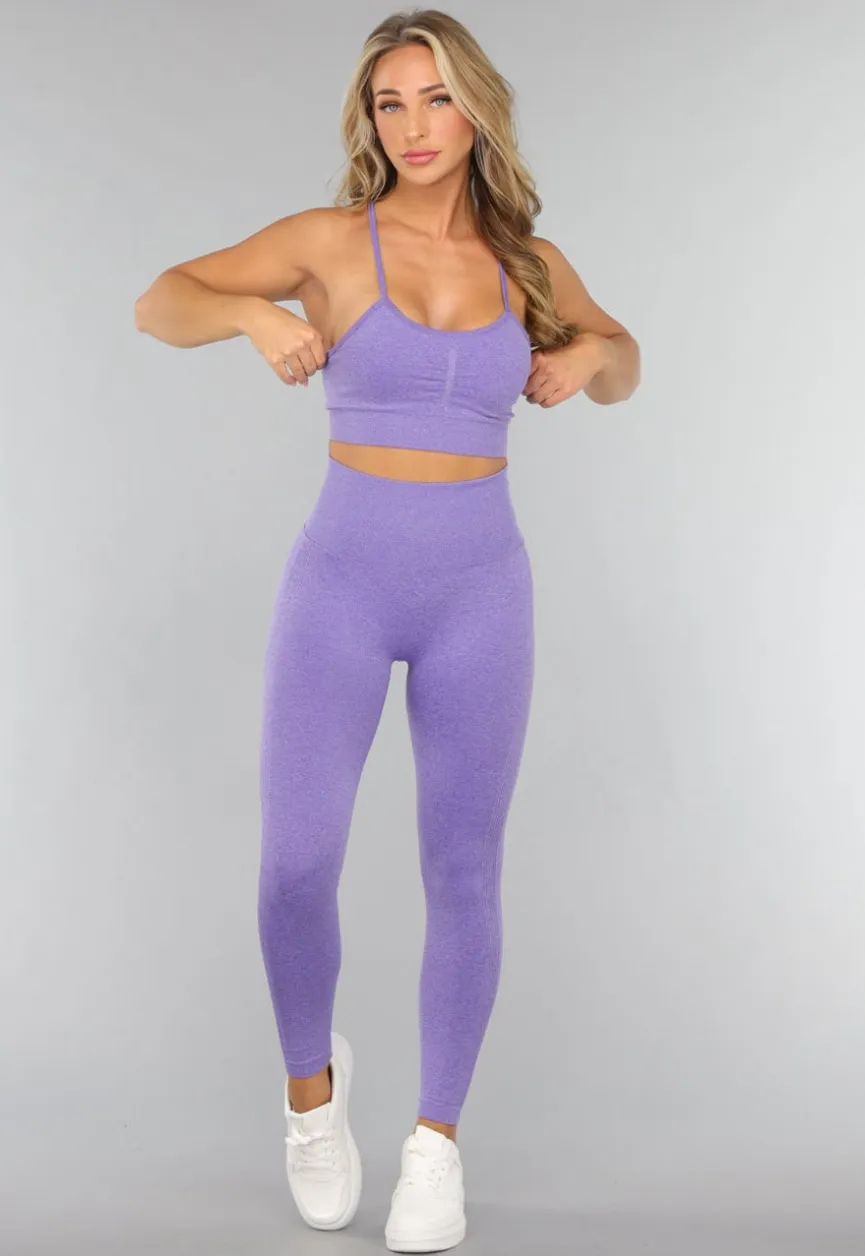 Paarse Squat Proof Sportlegging
