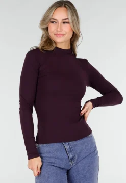 Paarse Top met Col