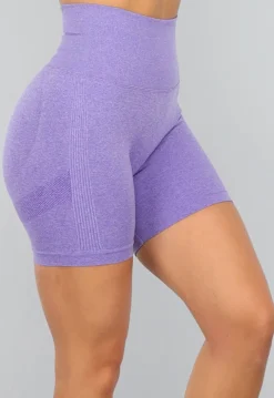 Paars Yoga Broekje met Scrunch