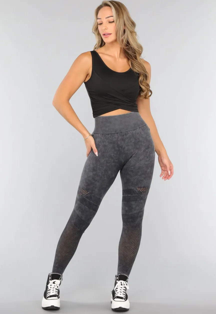 Padded Sporttop met Overslag