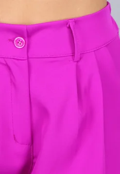 Pantalon en Gilet Suit in Fluoriserend Magenta