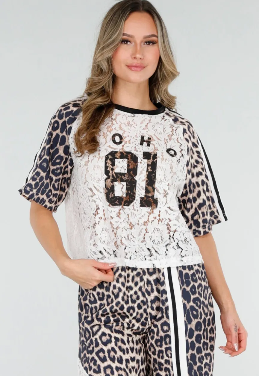 Panterprint Kant Set met Top en Broek