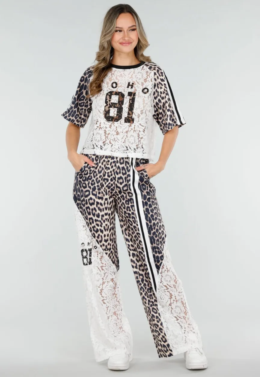 Panterprint Kant Set met Top en Broek
