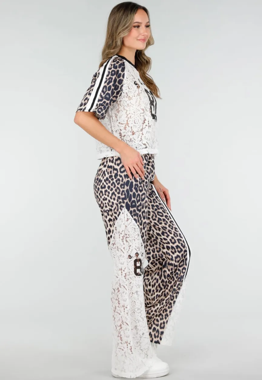 Panterprint Kant Set met Top en Broek