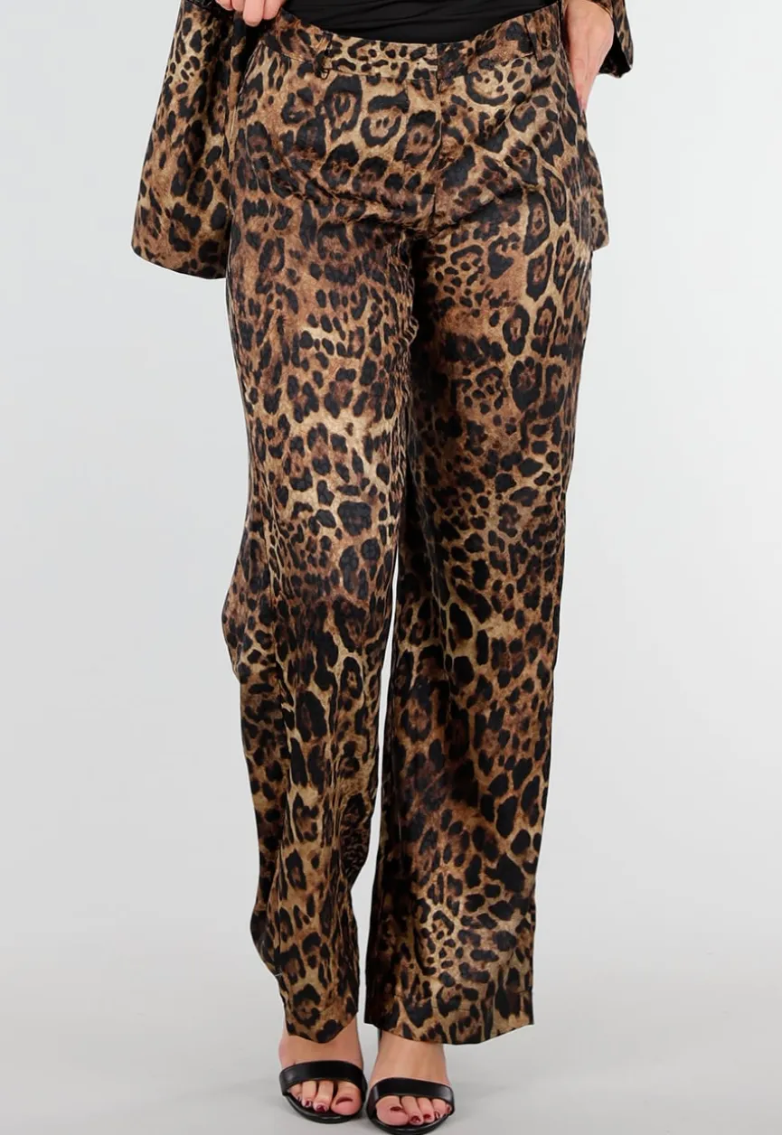 Panterprint Two Piece Set met Blazer en Pantalon