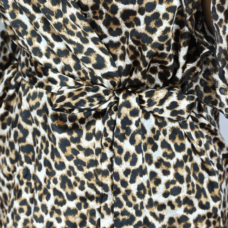 3-Piece Panterprint Pyjama met Bralette
