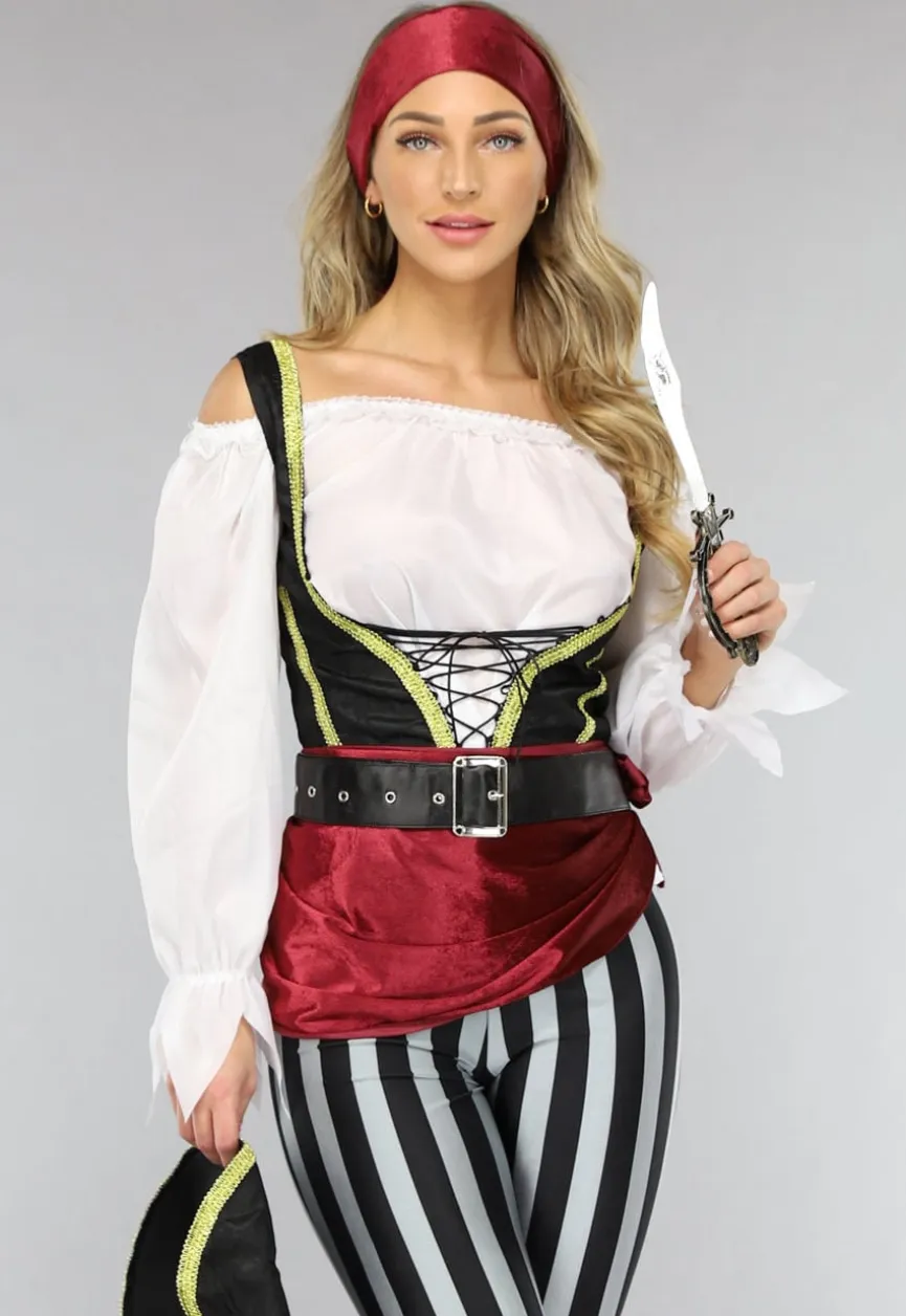 Piraten Kostuum met Broek en Accessoires