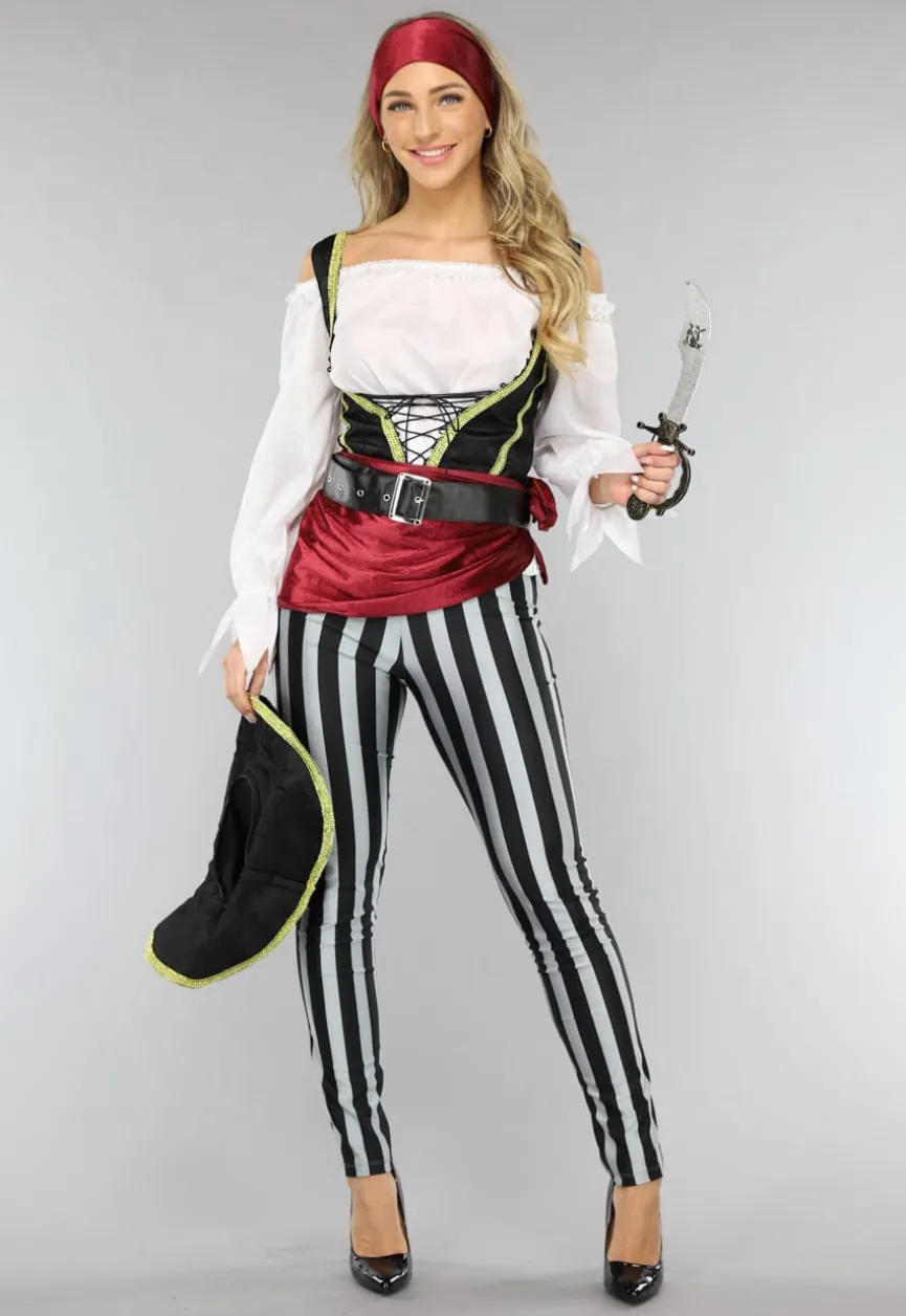 Piraten Kostuum met Broek en Accessoires