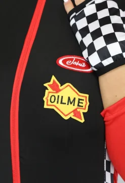 Racer Pitspoes Kostuum met Patches
