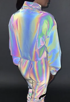 Reflecterende Bolero met Cape Look