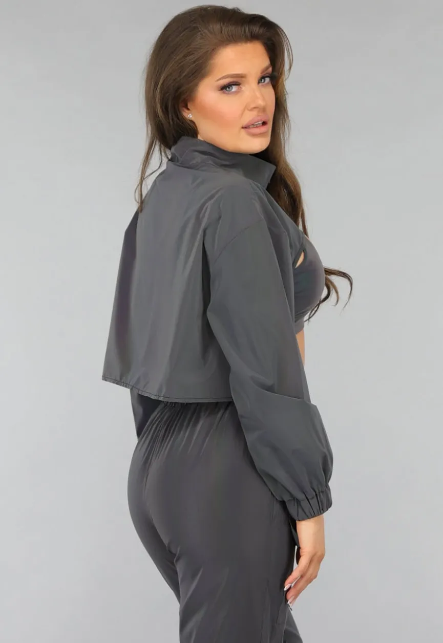 Reflecterende Bolero met Cape Look