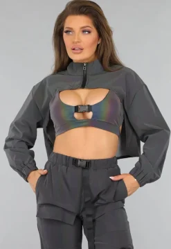 Reflecterende Bolero met Cape Look