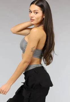 Reflecterende Two Piece met Cut Outs en Voorgevormde Cups
